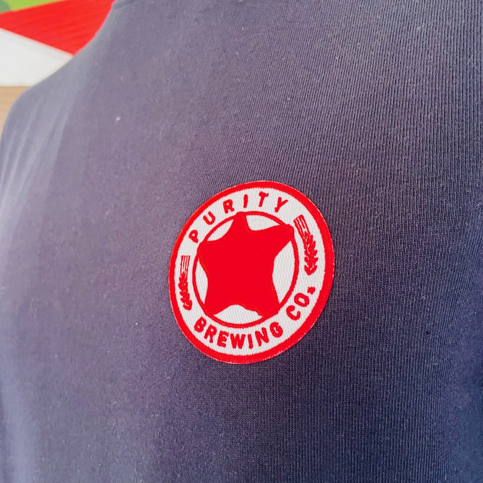 Purity Organic Cotton Crew Sweater - Blue